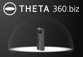 THETA 360.biz オフィシャルパートナーに認定されました。